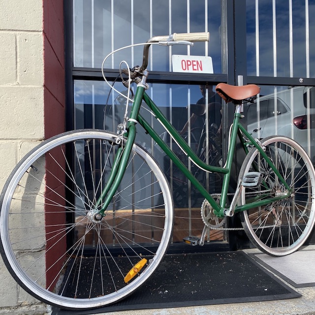 BICYCLE, Dark Green Vintage no Kickstand